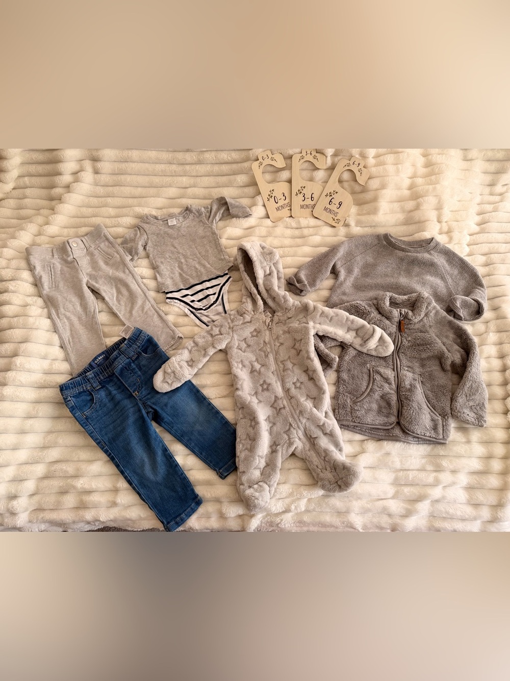 0-9m Cozy Grey Baby Bundle Assorted Sizes